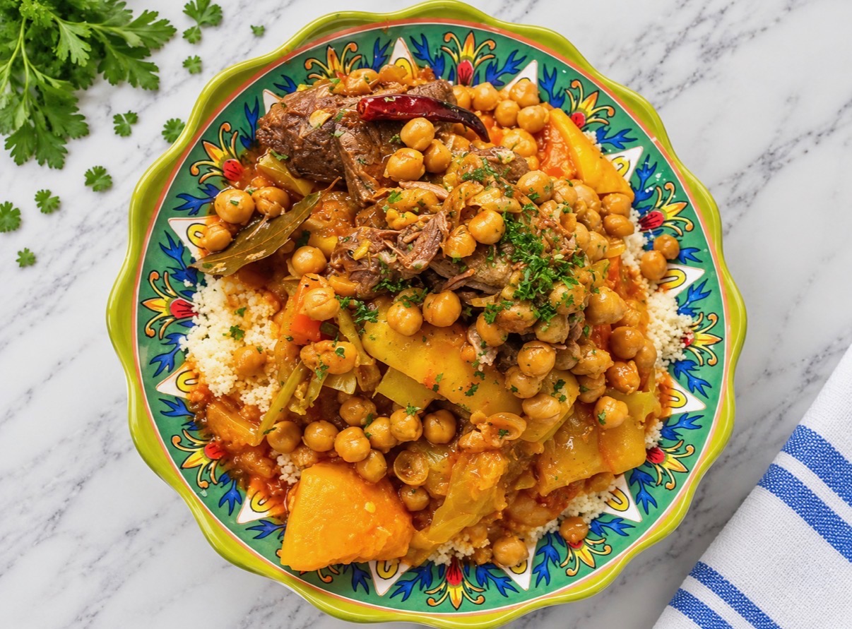 Couscous Marrakech with beef at Nagila Moroccan Cuisine