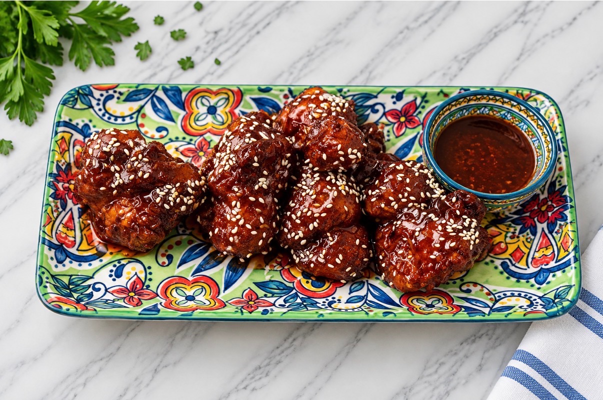 Fried cauliflower at Nagila Moroccan Cuisine