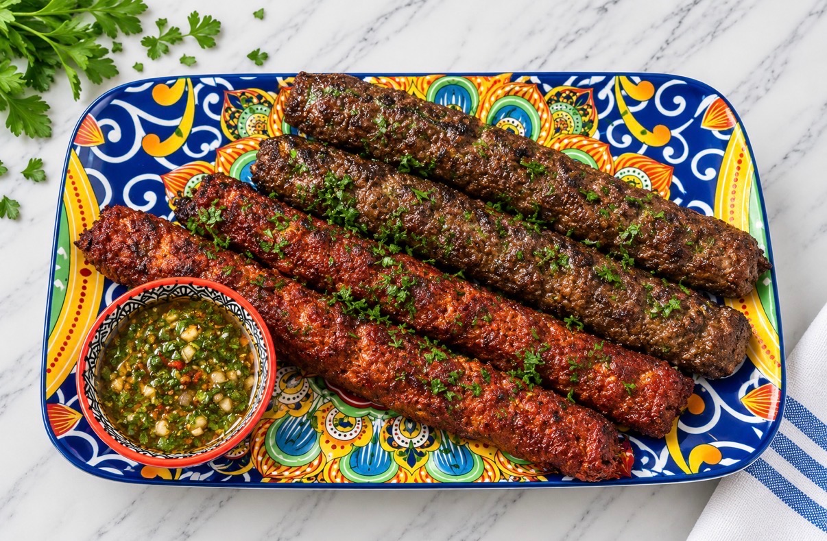 Mixed grilled meats served at Nagila Moroccan Cuisine